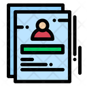 User File User Document Page Icon