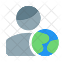 User Globe Icon