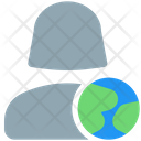 User Globe Icon