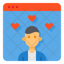 Blogger Influencer Love Icon