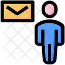 Seo User Envelope Icon