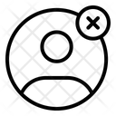 User Profile Rejected  Icon