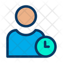 User Timing Profile Timing Male Profile Icon