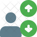 User Up Down  Icon