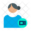 User Video Profile Video Female Profile Icon