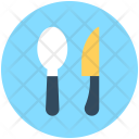 Utensils Spoon Knife Icon