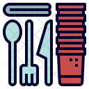 Utensils Cup Camping Icon