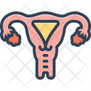 Uterus Ovary Womb Icon