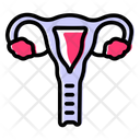 Uterus Ovary Reproductive System Icon