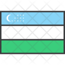 Uzbekistan Asian Country Icon