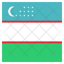 Uzbekistan National Country Icon