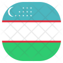 Uzbekistan National Country Icon