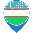 Uzbekistan Flag World Icon
