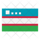 Uzbekistan Flag Nation Icon