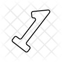 V Shape Arrows  Icon