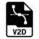 V2d file Icon