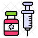 Injection Syringe Immunization Icon