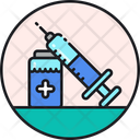 Vaccination Injection Medicine Icon