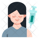 Vaccination Girl Icon