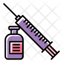 Vaccine Injection Syringe Icon