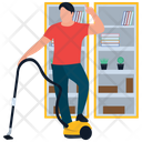 Vacuum Cleaning Cleaning Services Domestic Cleaning Icon