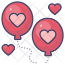 Valentine Balloon Icon