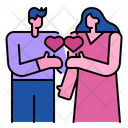 Exchange Couple Heart Icon