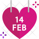 M Valentines Day Icon