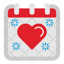 Love Hearth Calendar Icon