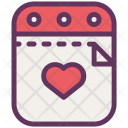 Valentine, Day, Calender, Love, Romantic Icon