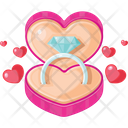Ring Wedding Romantic Icon