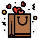 Bag Heart Love Icon