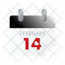 Valentines Month Valentines Week Calender Icon