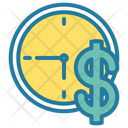 Value Time Is Money Importance Of Time Icon