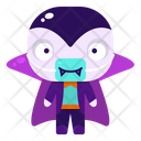 Vampire Halloween Costume Icon