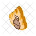 Clay Vase Fire Icon