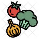 Vegetable Vegan Vegetarian Icon