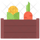 Vegetable Box Vegetables Basket Vegetables Icon