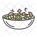 Vegetable Salad Color Icon