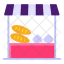Vegetable Shop Vegetable Cart Street Food Icon