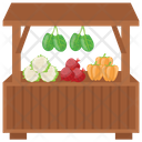 Vegetable Stall Food Stall Street Stall Icon