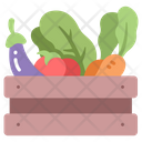 Vegetables Fruit Basket Begetable Basket Icon