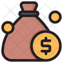 Venture Capital Secure Investment Money Bag Icon