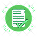 Verified Document Paper Check Icon