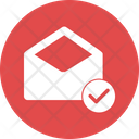 Certified Mail Checked Mail Prove Mail Icon