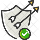 Quality Assurancev Verified Security Shield Icon