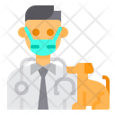 Veterinarian Avatar Mask Icon