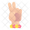 Hand Peace Victory Icon