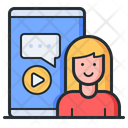 Video Blogging Icon