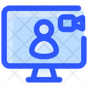 Internet Technology Video Call Face To Face Icon